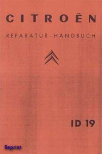 Citroën D Repair manual catalogue No 529 ID19